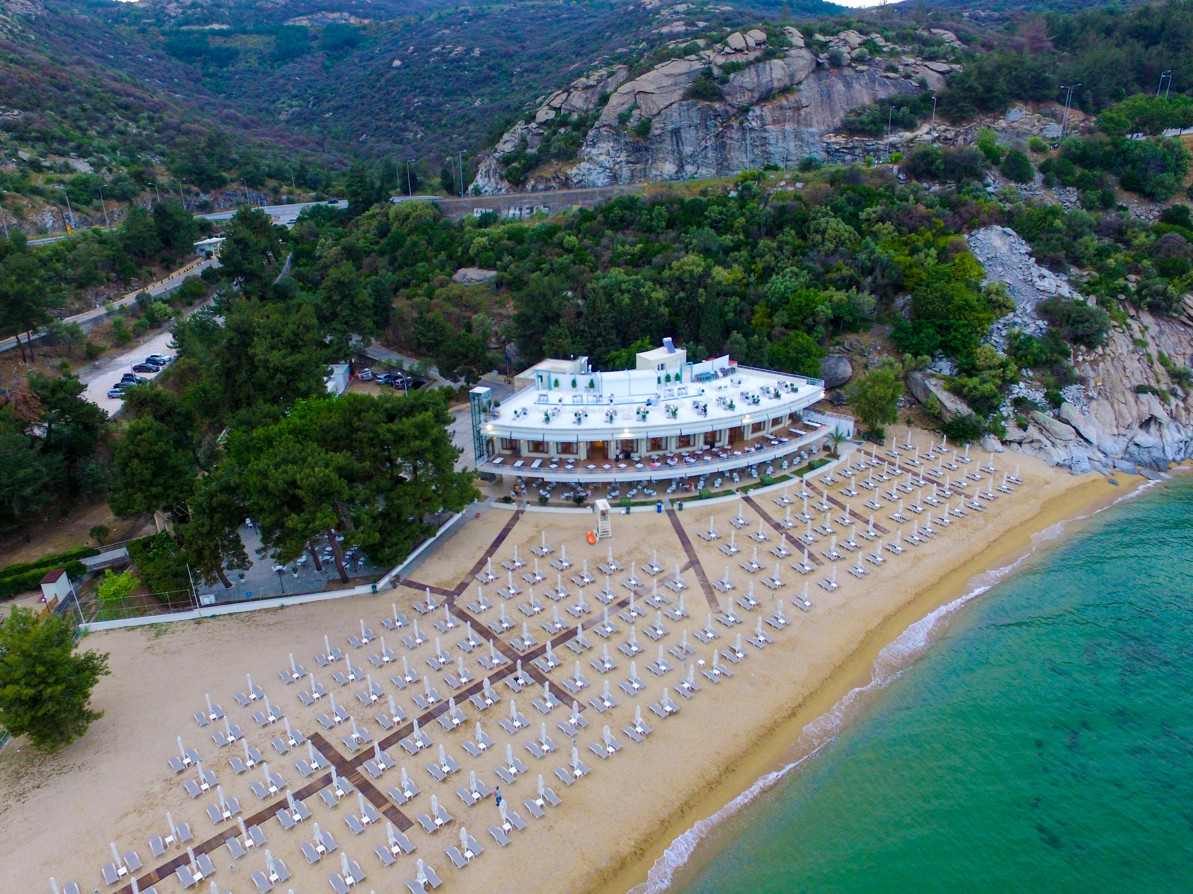 Tosca Beach Hotel Palaiontsiflikion Bagian luar foto